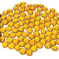 NEEZ Cristal Decorativo Cristal Redondeado Piedras Piedras Granos Pepitas Azulejos Gemas para Decoración Floreros de…